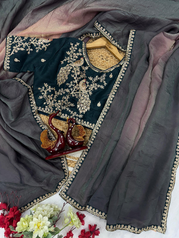EXCLUSIVE DESIGNER SEQUINS SAREE COLLECTION BY ABHIJAA