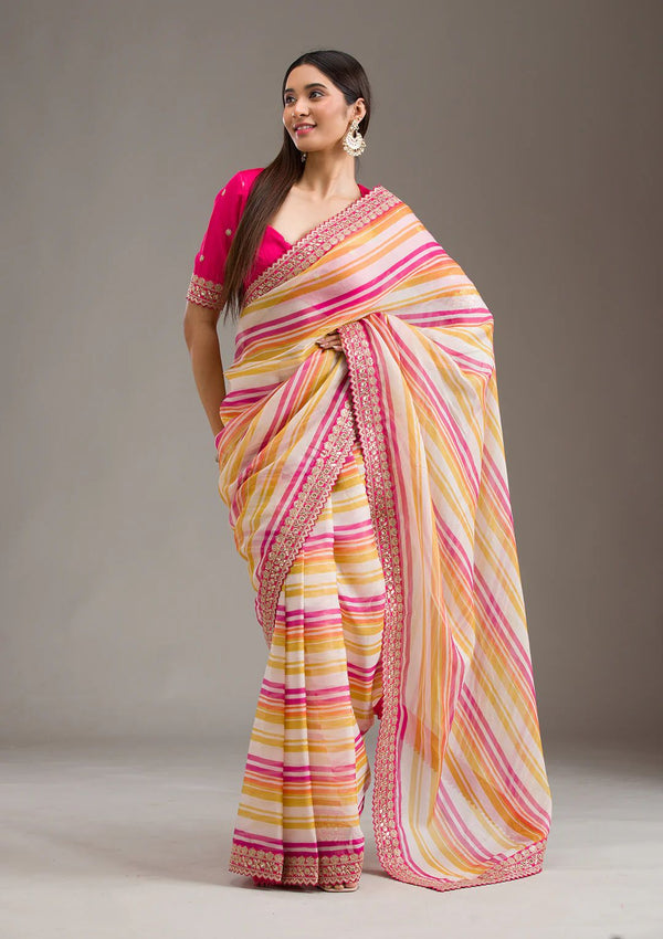 New exclusive designer saree collection by Abhijaa
