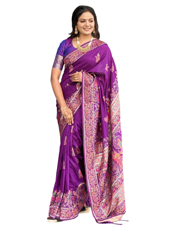 Abhijaa New launch pashmina silk saree