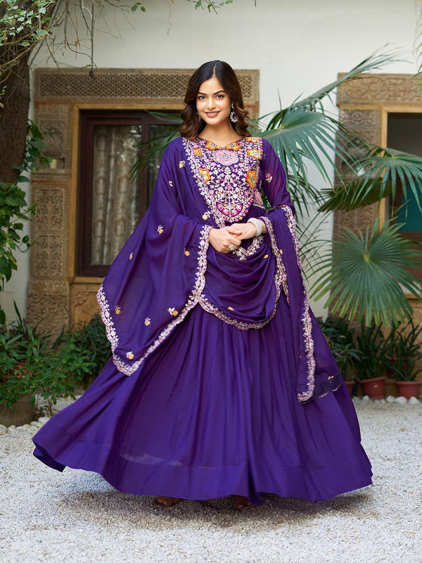 Abhijaa is Launching New Festival Long Gown & Hevy Duptta