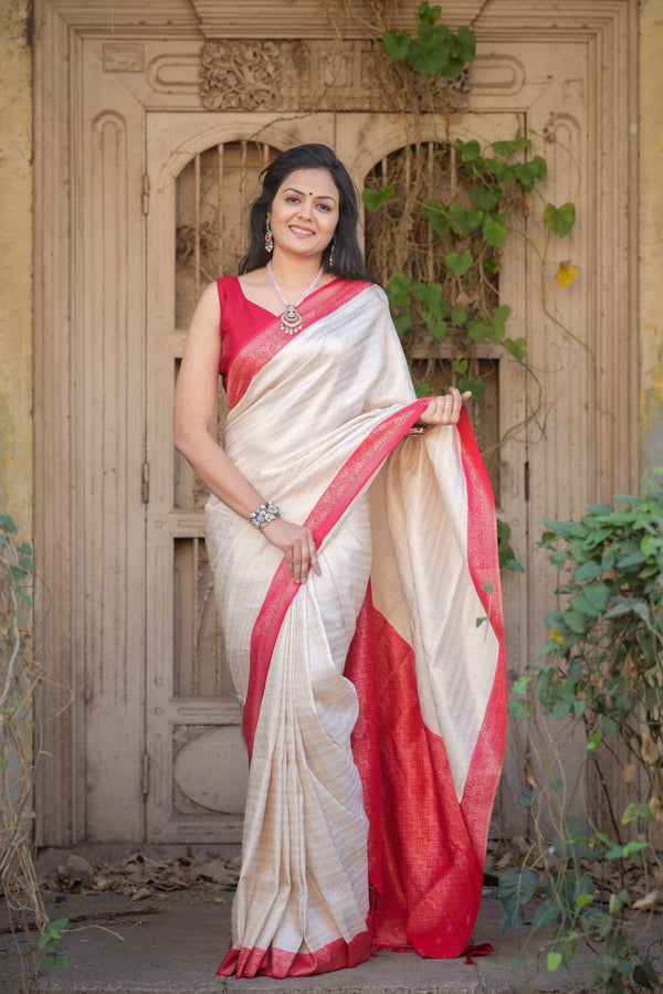 Graceful Soft Silk Saree with Rich Pallu & Traditional Zari Work