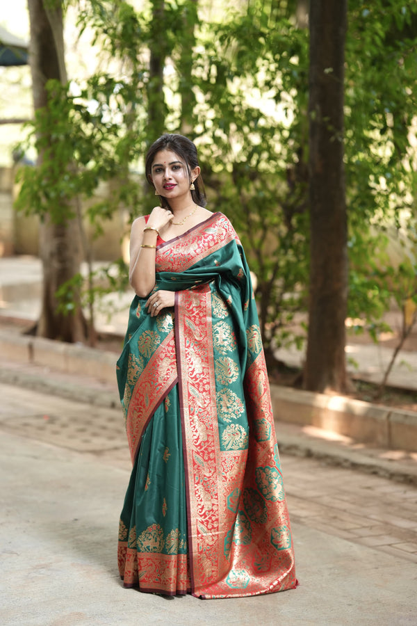Green Soft Silk Saree