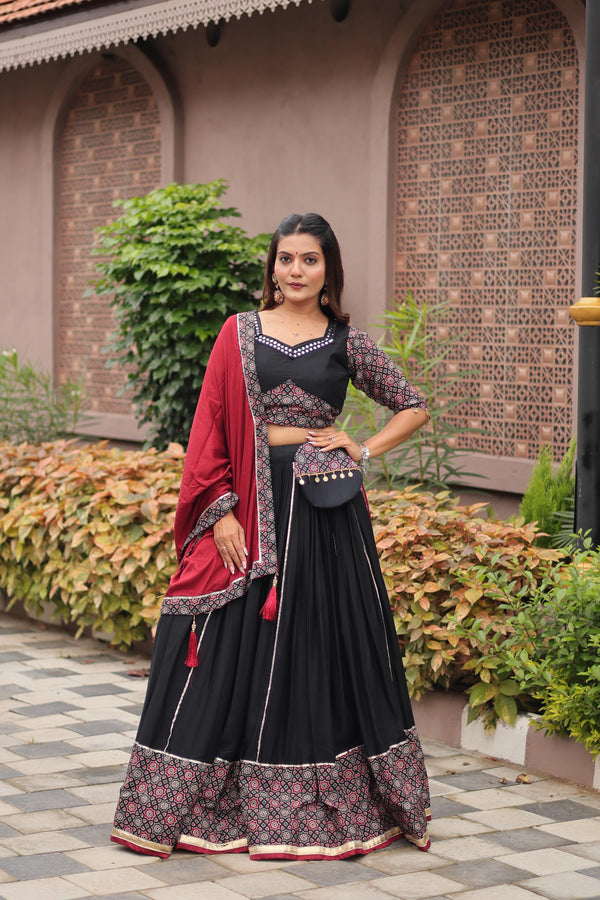 Abhijaa is Launching Navratri Special Gamathi Work Lehenga choli